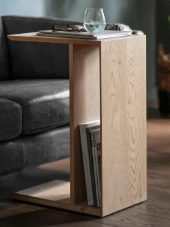 Houten bijzettafel Milano