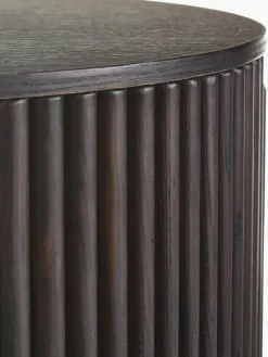 Houten bijzettafel Nele met opbergruimte