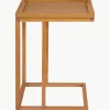 Houten bijzettafel Volcano