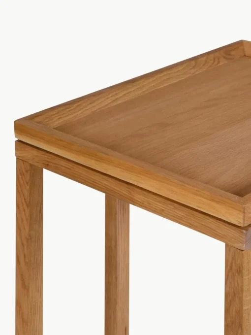 Houten bijzettafel Volcano
