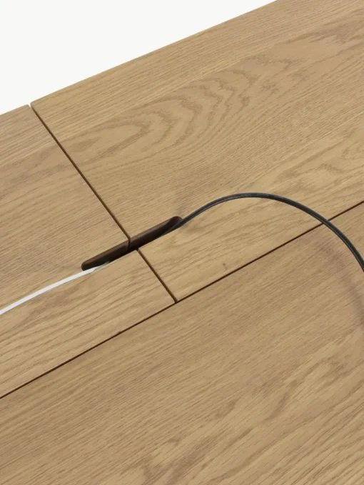Houten bureau Jacques met kabeldoorgang