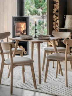 Houten eettafel Hatfield, 77 x 77 cm