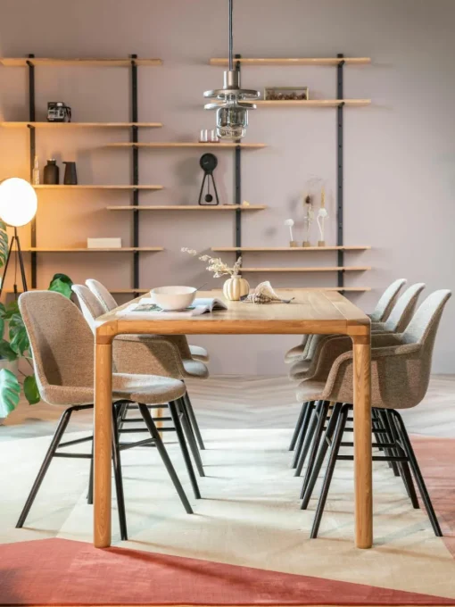 Houten eettafel Storm, in verschillende formaten