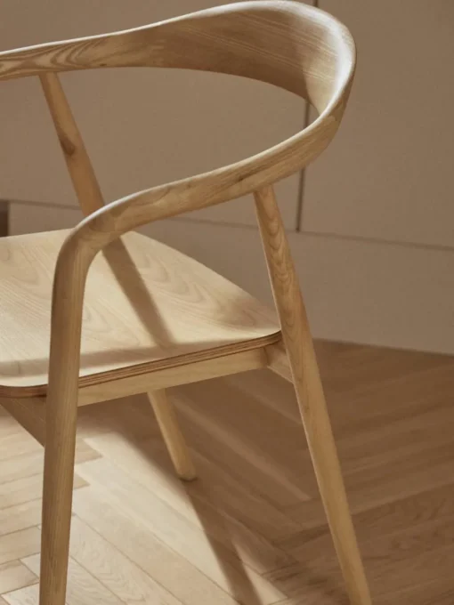 Houten fauteuil Angelina