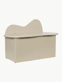 Houten kinderbankje Slope met opbergruimte