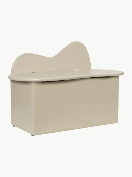 Houten kinderbankje Slope met opbergruimte