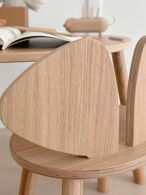 Houten kinderstoel Mouse