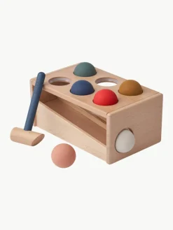 Houten klopspeelgoedset Bartelemy van beukenhout, 8-delig