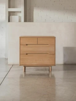 Houten luiercommode Pure met laden