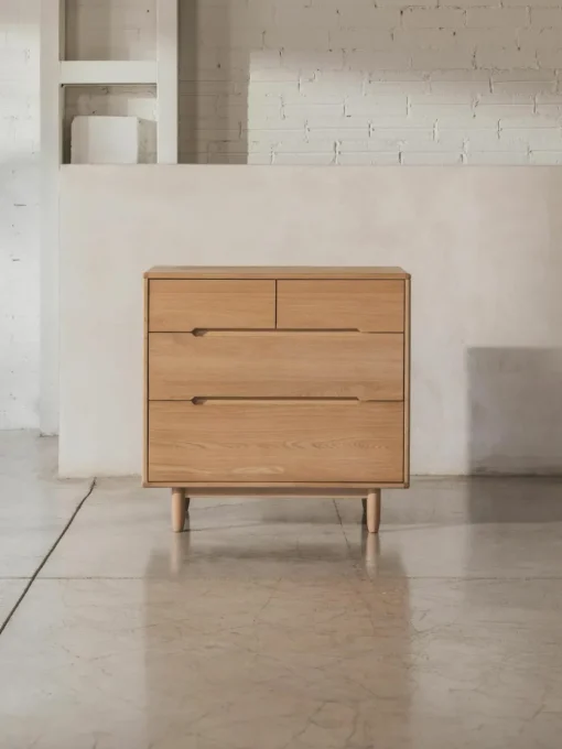 Houten luiercommode Pure met laden