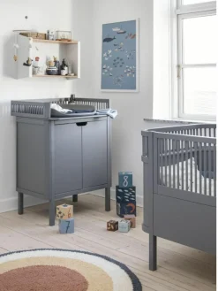 Houten luiercommode Sebra met lades