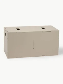 Houten opbergdoos Cube