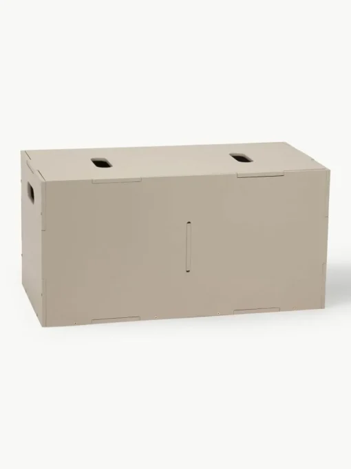 Houten opbergdoos Cube
