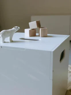 Houten opbergdoos Cube