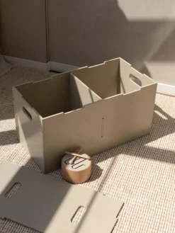 Houten opbergdoos Cube