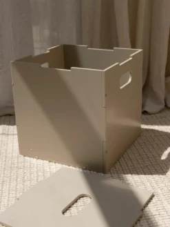 Houten opbergdoos Cube