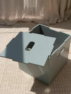 Houten opbergdoos Cube