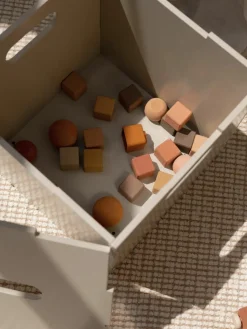 Houten opbergdoos Cube