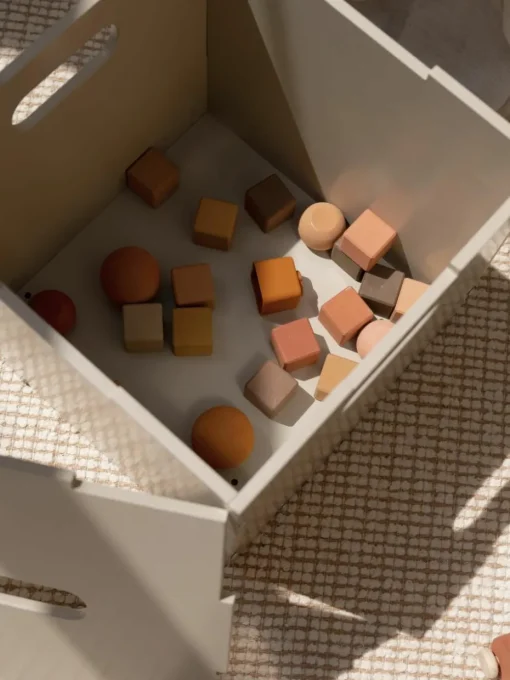 Houten opbergdoos Cube