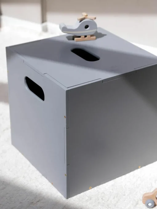 Houten opbergdoos Cube