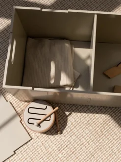 Houten opbergdoos Cube