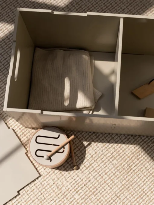 Houten opbergdoos Cube