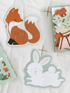 Houten puzzels Forest Friends
