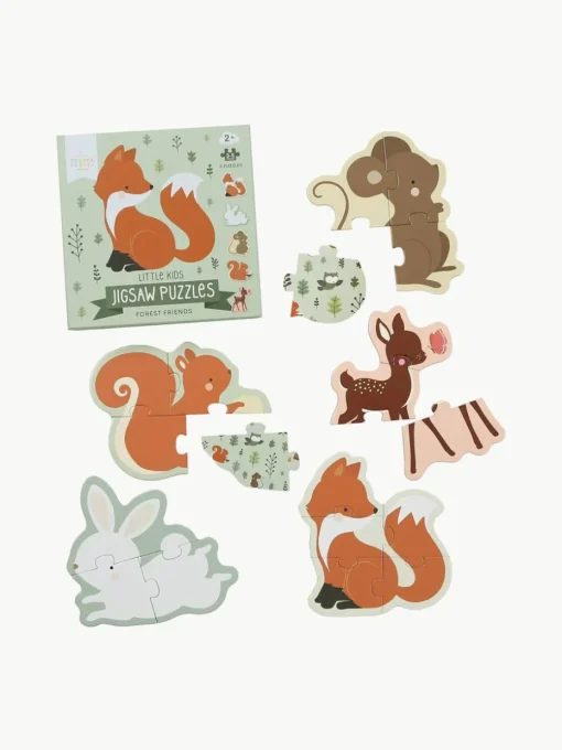 Houten puzzels Forest Friends