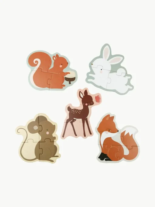 Houten puzzels Forest Friends