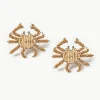 Houten servetringen Crab, 2 stuks