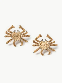 Houten servetringen Crab, 2 stuks
