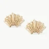 Houten servetringen Shell, 2 stuks