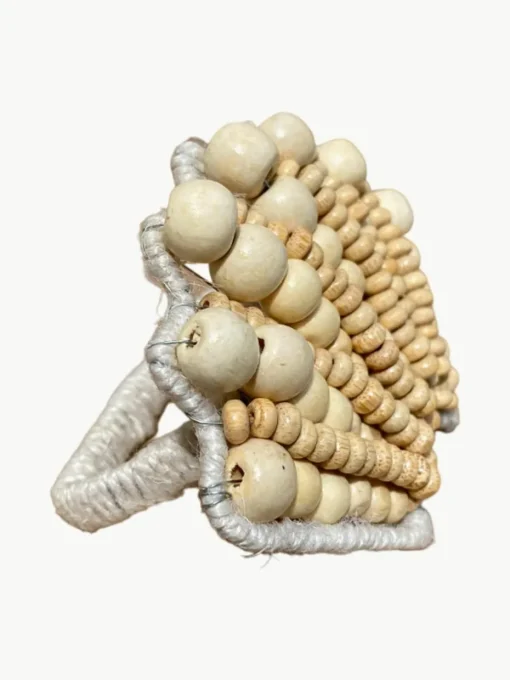 Houten servetringen Shell, 2 stuks