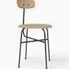 Houten stoel Afteroom met metalen frame