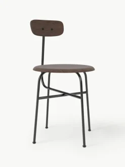 Houten stoel Afteroom met metalen frame