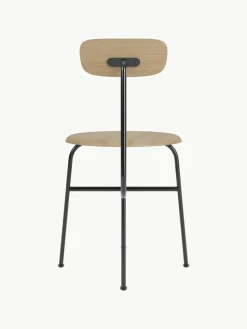 Houten stoel Afteroom met metalen frame