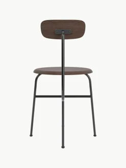 Houten stoel Afteroom met metalen frame
