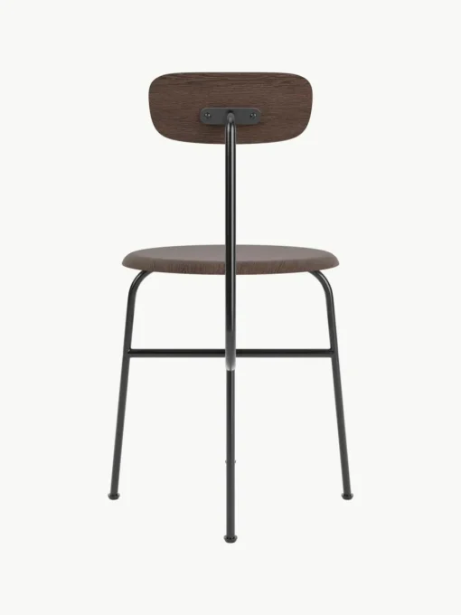 Houten stoel Afteroom met metalen frame