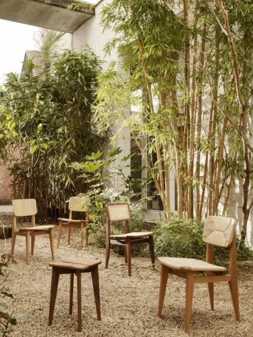 Houten stoel C-Chair van eikenhout