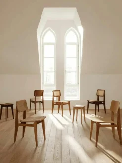 Houten stoel C-Chair van eikenhout