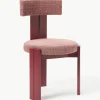 Houten stoel Katya met vulling