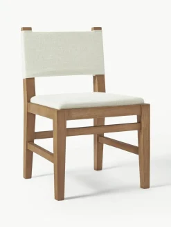 Houten stoel Liano met vulling