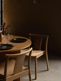 Houten stoel Merkur van eikenhout