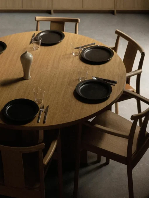 Houten stoel Merkur van eikenhout