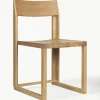 Houten stoel Outline van eikenhout