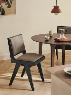 Houten stoel Sissi met vulling