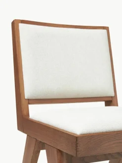 Houten stoel Sissi met vulling