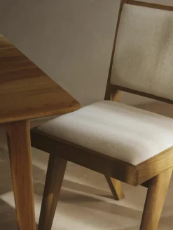 Houten stoel Sissi met vulling