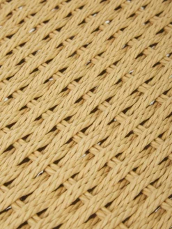 Houten stoelen Danny met rotan zitvlak, 2 stuks