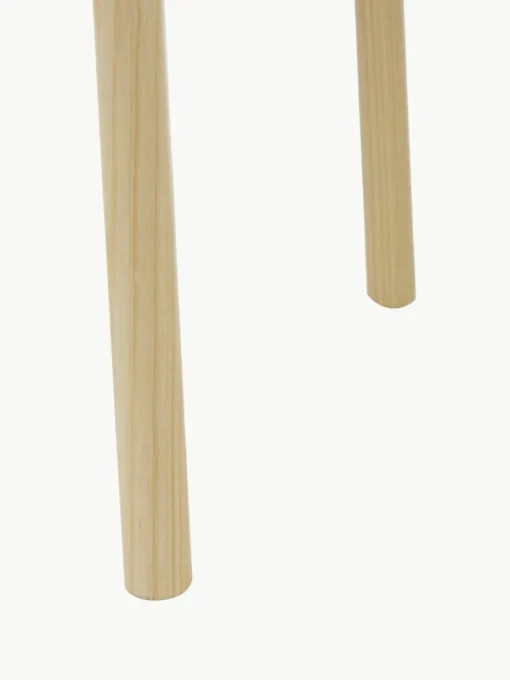 Houten stoelen Danny met rotan zitvlak, 2 stuks